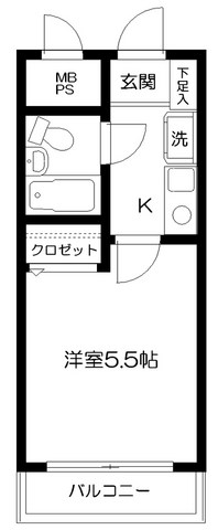 日神パレステージ横浜南 1102号室 間取り