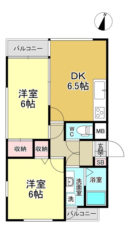 セシリアみなみ 301号室 間取り