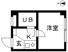 ＴＯＰ・東白楽第２ 103号室 間取り