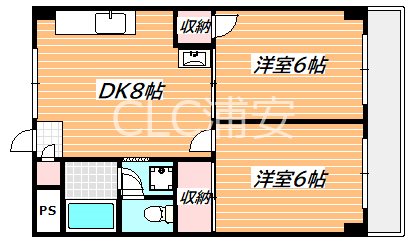 リリーパレスナルシマ 間取り