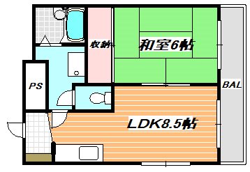 渋谷マンション 間取り図