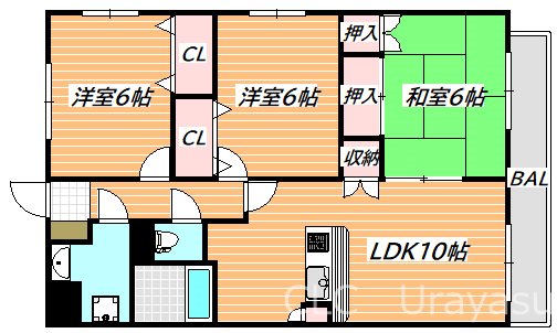 リバーコート英光 間取り