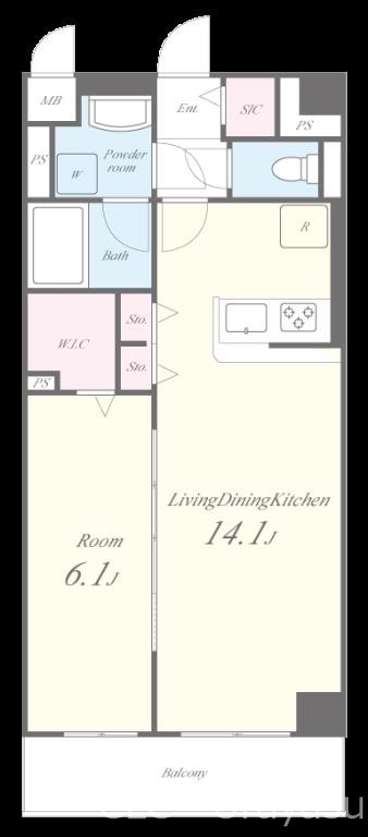 仮称）加納様マンション 間取り図