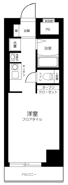 マリーヌ伊勢佐木 403号室 間取り