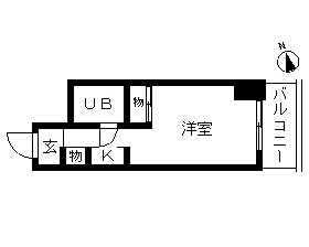 ＴＯＰ・仲木戸第１ 105号室 間取り