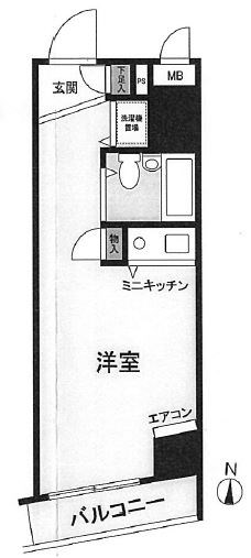 ネオマイム新子安 1006号室 間取り