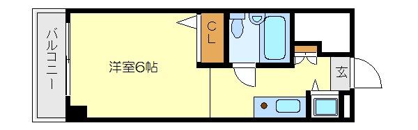 キソヤマンションⅢ  間取り