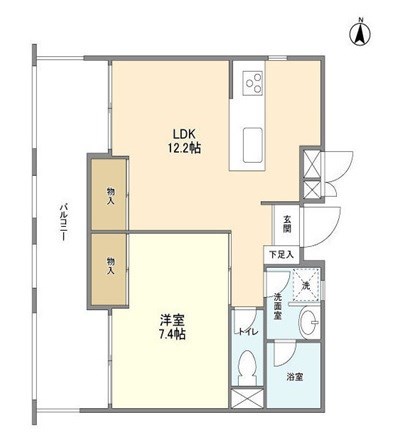 アメニティ高島台Ⅰ 201号室 間取り