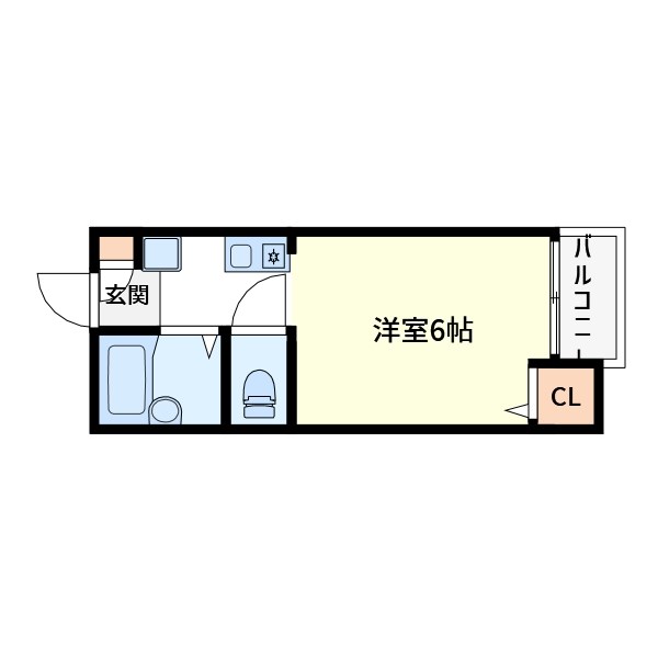 イーストハクラクヒルズA棟 間取り