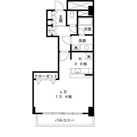 パシフィックロイヤルコートみなとみらいアーバンタワー 1914号室 間取り