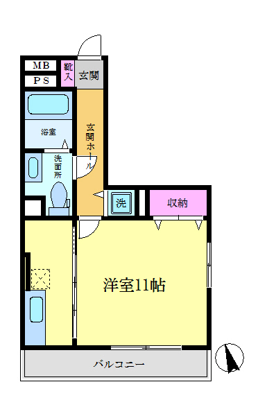 KOMUKAI　Residence  間取り