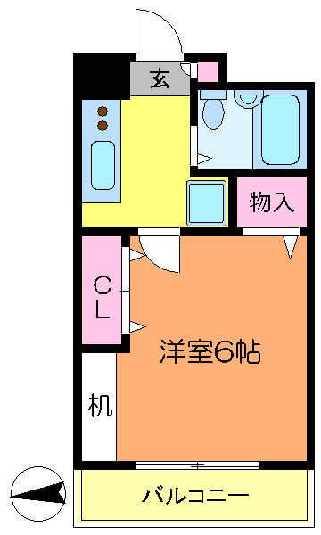 503号室 間取り