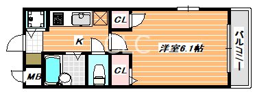 ラグーン舞浜 間取り図