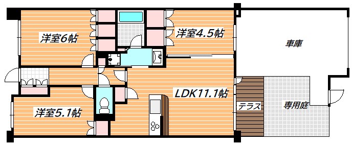 クリオ南行徳パークフロント 間取り