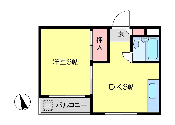 コーポＨＡＮＡＷＡ 間取り図