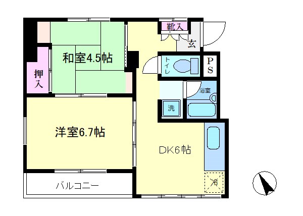 グランドールコボリ  間取り図