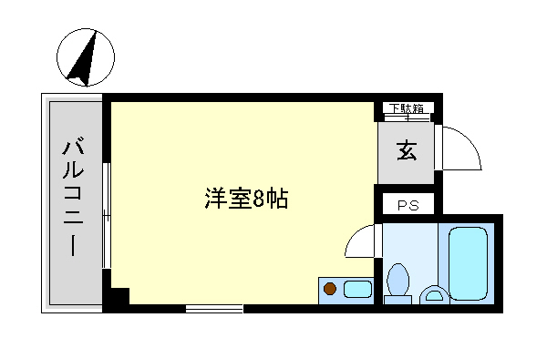 中野第2ビル 間取り図