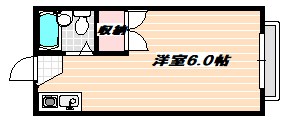 クレール2 間取り図