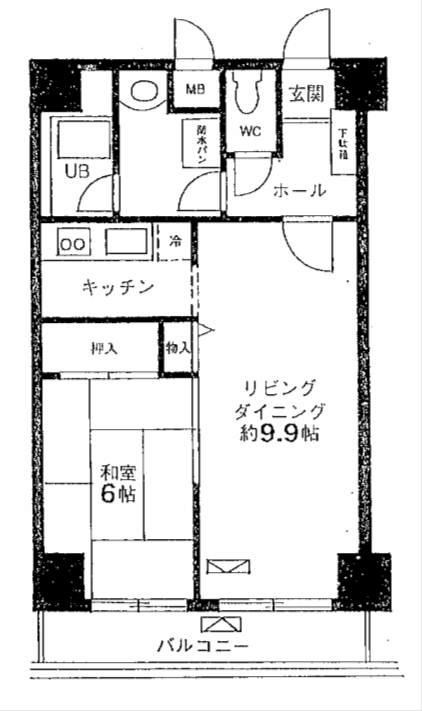 ピュアシティ横浜Ⅲ 702号室 間取り