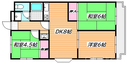 ローヤルビュー 間取り図