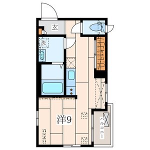 野毛パース 301号室 間取り