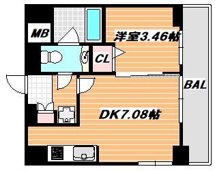 ディームス浦安 間取り図