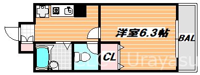 ドミール浦安当代島 間取り図