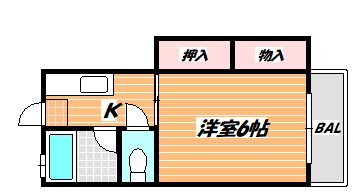 スカイハイツ 間取り図