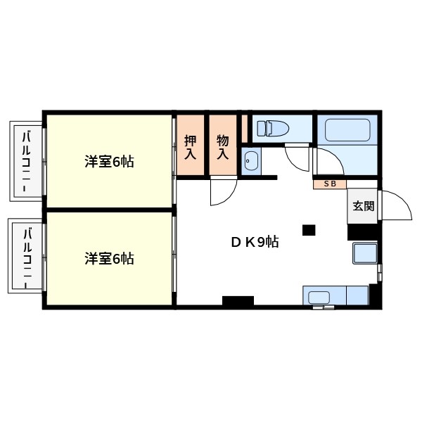 クレール新川崎  間取り