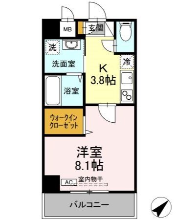 アーバンフォート横浜 402号室 間取り