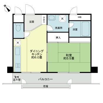 ライオンズマンション平沼第２ 602号室 間取り