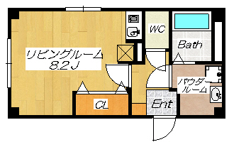 エル・セクストハイム下河原 間取り