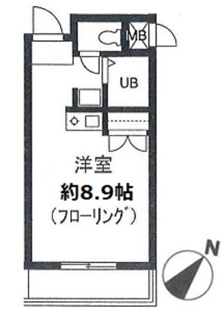 ベイサイドテラス松ヶ丘 401号室 間取り