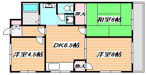 アビタシオン萩原   間取り図