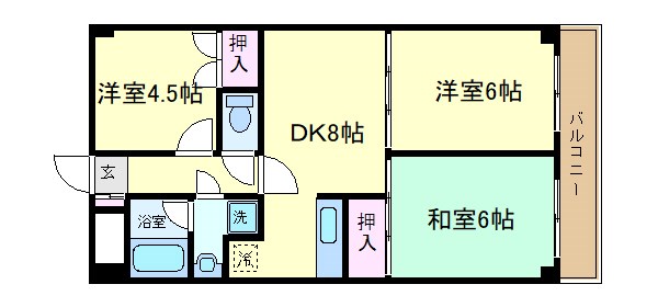 504号室 間取り