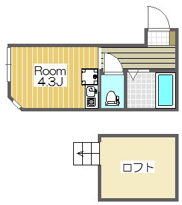 ヒルズ川中島 106号室 間取り