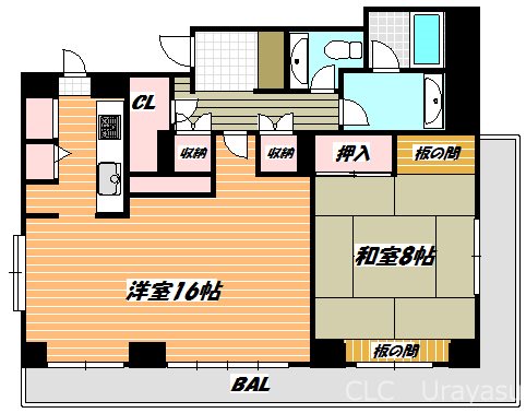 アンダルシア市川 間取り