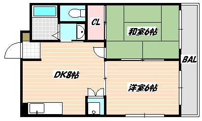 サウスコートⅡ 間取り図