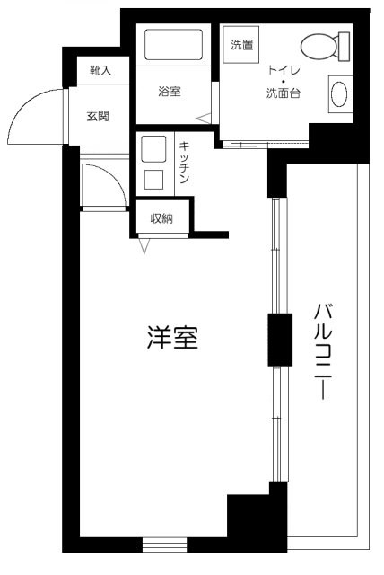 グリフィン横浜・反町公園 207号室 間取り