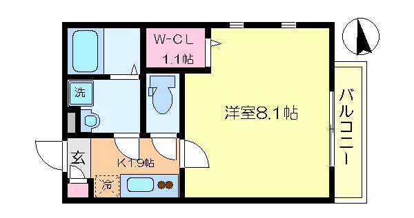 メゾンベール藤崎 間取り