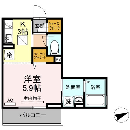 ピフォンテ日吉  間取り