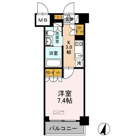 カスタリア武蔵小杉 間取り