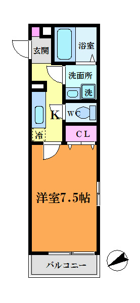 セレニティ横浜  間取り