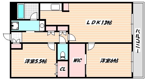 アルファークレスト 間取り図