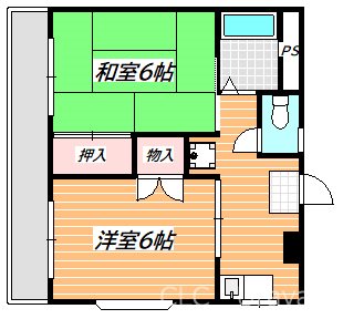 ラブリバーＭ 間取り図