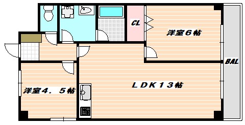 スライヴ21 間取り図