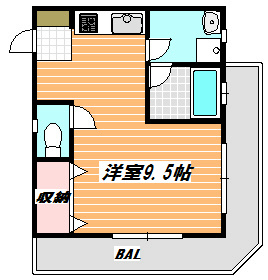 ＳＡＲＩＯ－Ｍ 間取り図