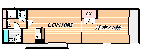 ローズマンションＡ15 間取り図