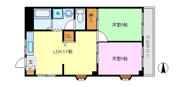 ドミール旭 間取り