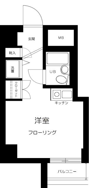 ダイアパレス反町公園 204号室 間取り